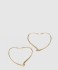 오픈 하트 후프 귀걸이