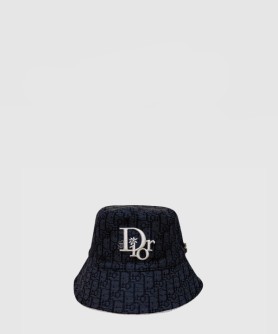 양면 디올 로고 버킷햇 68UL2