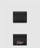 Dior 리본 로고 카드홀더 곡면 소가죽 2ESCH