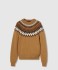 노르웨지안 울 자카드 스웨터