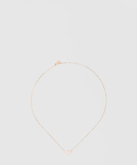 골드 미니 트라이앵글 목걸이 1JCA38