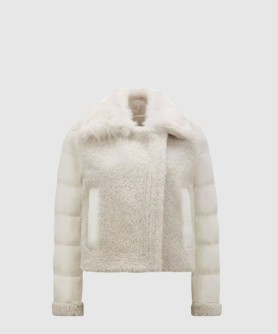 쇼트 다운 재킷 화이트