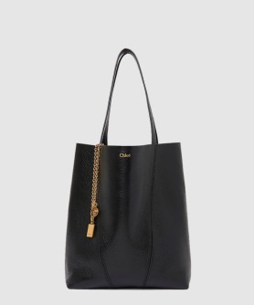 그레인드 가죽 Chloé Spin 토트백 SS811