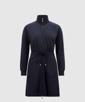 집업 미니 드레스