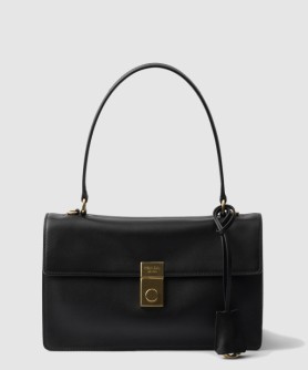 소프트 사운드 미디엄 가죽 숄더백 1BN023