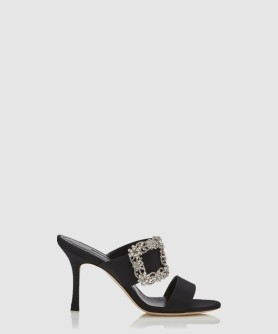 크레프 드 신 주얼 버클 뮬