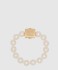 메탈 및 진주 팔찌 5IB614