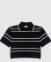 스트라이프 로고 폴로셔츠 반팔