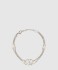 펄 장식 브이로고 시그니처 메탈 브레이슬릿