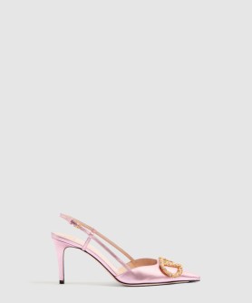 쉽스킨 백 레이스업 펌프스