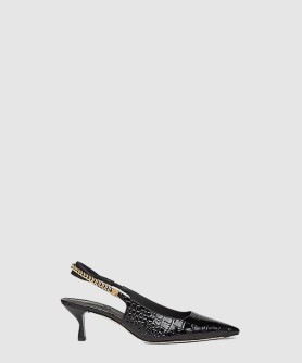 가죽 미디움 힐 슬링백 8J8577