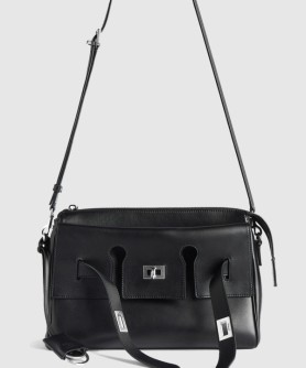 벨 에어 지퍼 메신저 백 스몰 블랙 834032