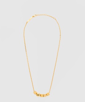 페블 큐브 목걸이