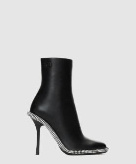 키라 가죽 앵클 부츠 30423B