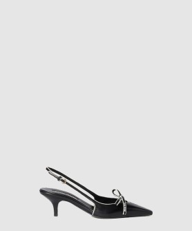 나파 가죽 슬링백 펌프스 5I474E