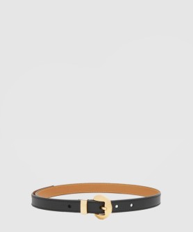 부드러운 송아지 가죽의 벨트