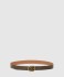 송아지 가죽 원형 벨트