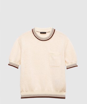 셰틀랜드 울 크루넥 스웨터