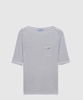 비스코스 보트넥 스웨터