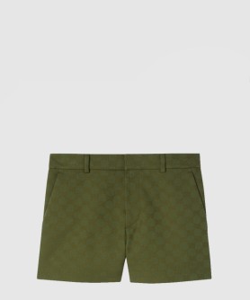 GG 코튼 가바딘 셔츠