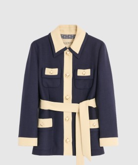 일체형 벨트 코트