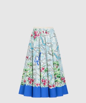 Souvenir 플레어 미디 스커트