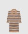 스트라이프 코튼 폴로 셔츠