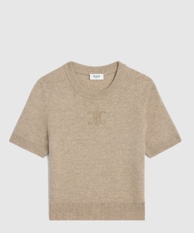 숏 슬리브 스웨터