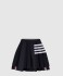 사선 플리츠 미니 스커트