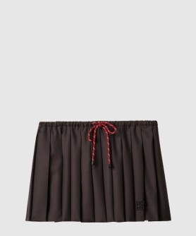 플리츠 바타비아 스커트