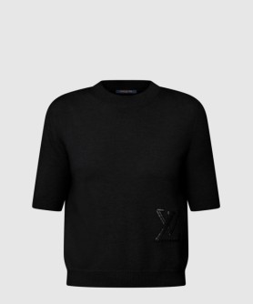 시퀸 시그니처 니트 톱