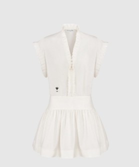 Dioriviera 플레어 쇼트 드레스