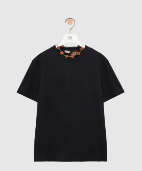 크로셰 티셔츠 코튼