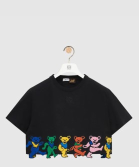 크롭 티셔츠 코튼