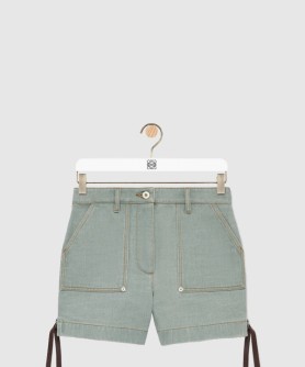 워크웨어 쇼츠 데님