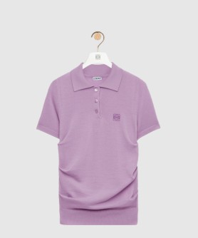 쇼트 슬리브 폴로 스웨터