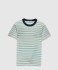 스트라이프 라일 코튼 티셔츠