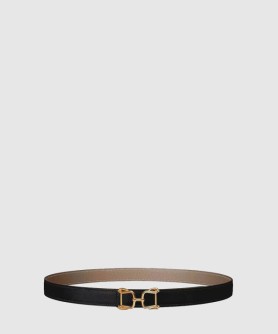 아라베스크 벨트 버클 리버서블 가죽 스트랩